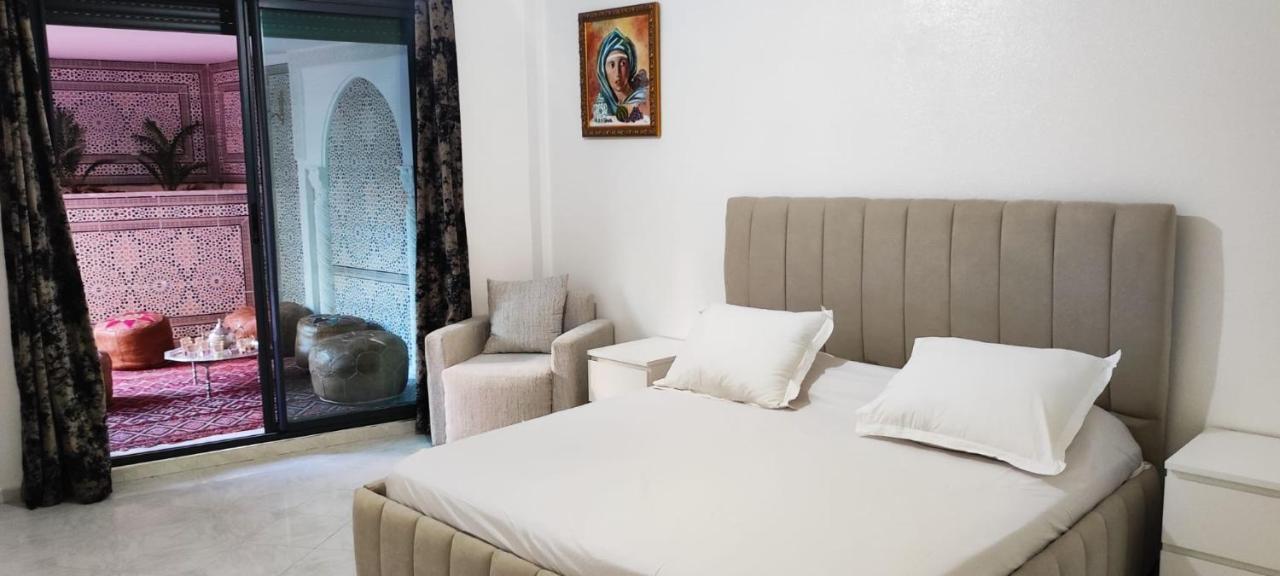 Appartements Nia Confort, Plein Centre Ville, Avec Terrasse Fes Luaran gambar